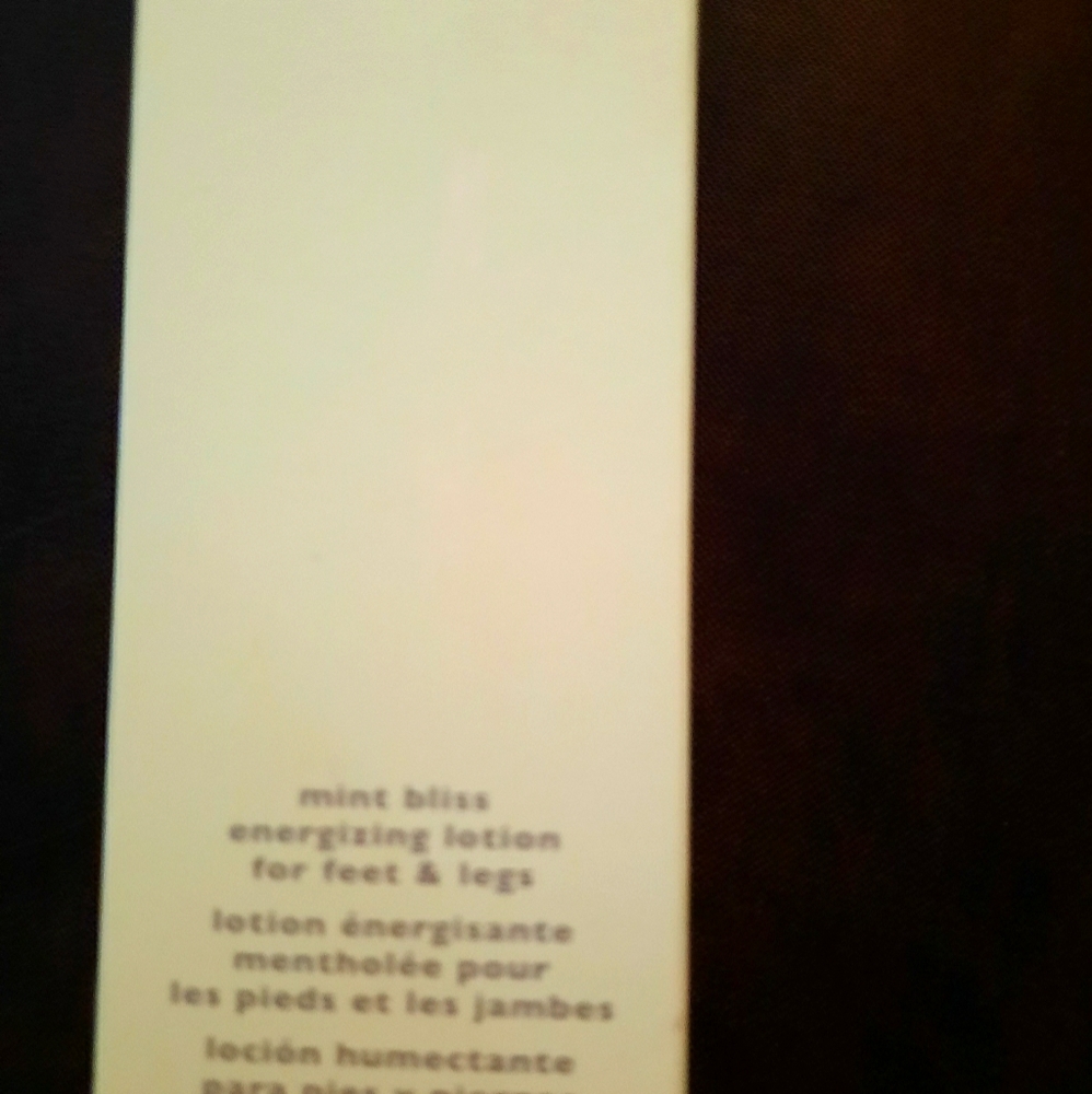 Mint bliss scent foot cream from army kay